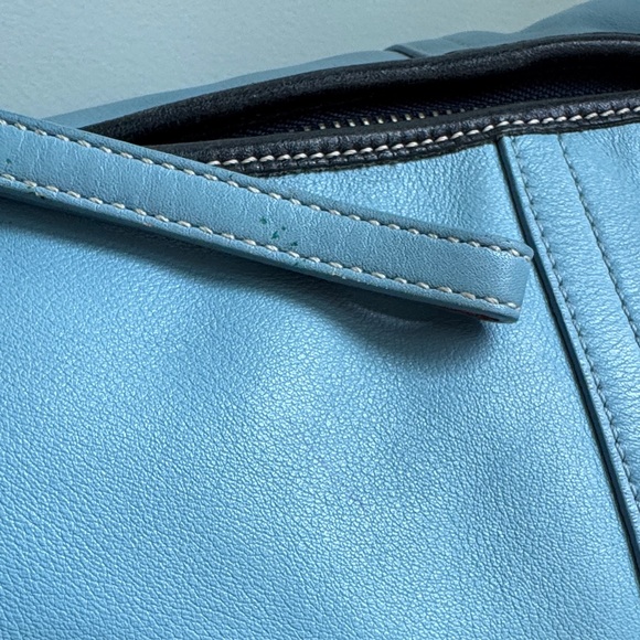 Coach Blue Hobo Shoulder Bag - Picture 5 of 7